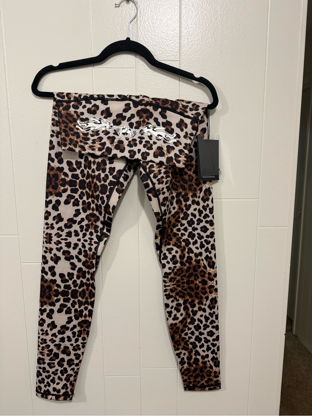 Civil Regime - No Tomorrow Streetwear Leopard Print Leggings - Brown